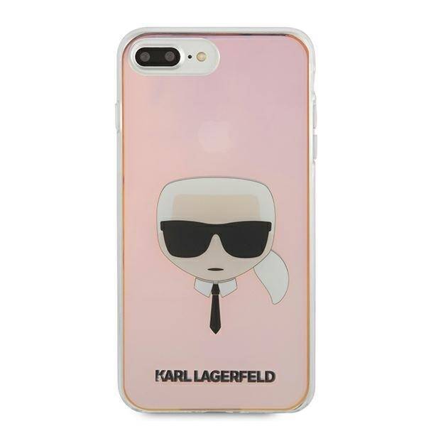 Etui KARL LAGERFELD Apple iPhone 7 Plus 8 Plus Karl`s Head KLHCI8LPCKHML Biały Hardcase